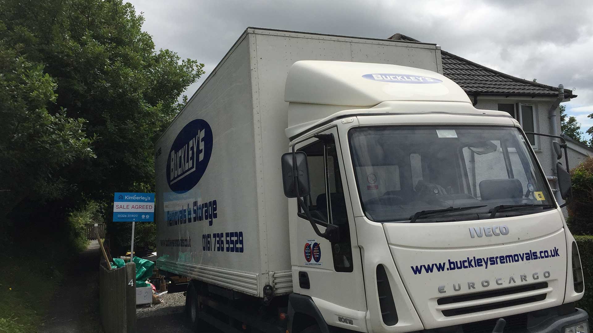 Buckleys Home Removals van